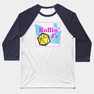 Rollin J's d20 logo Baseball T-Shirt